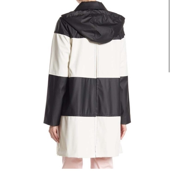 Women’s KATE SPADE Colorblock trench coat rain jacket- Size XL - Picture 3 of 11